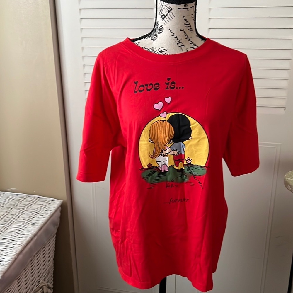 Zara women t-shirt love is❤️ - Picture 3 of 5
